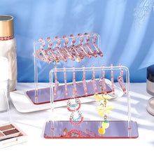 Load image into Gallery viewer, Acrylic Jewelry Hanger Rack Organizer