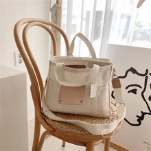 Load image into Gallery viewer, Solid Color Canvas Tote Bag