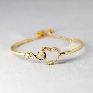 Always In My Heart - Infinity Heart Bracelet