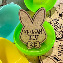 Load image into Gallery viewer, Easter Egg Stuffing Wooden Rabbit Token