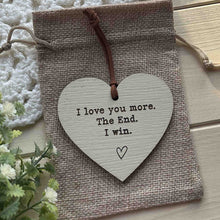 Load image into Gallery viewer, 10 Reasons Why You Are My Bestie Jute Bag With Hearts