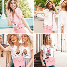Load image into Gallery viewer, Crossbody Bag with Water Bottle Holder for Women