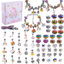 Load image into Gallery viewer, Sett til å lage armbånd for sjarm for jenter