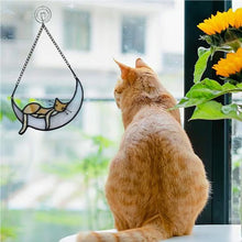 Load image into Gallery viewer, Sleeping Cat On the Moon