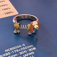 Load image into Gallery viewer, Cute Spring Dog Bead Ring