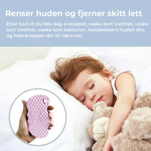 Magisk eksfolierende badesvamp