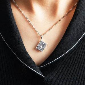 Fashion Tiny Bible Necklace