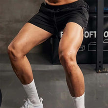 Load image into Gallery viewer, Men&#39;s Plain Solid Color Drawstring Pocket Shorts