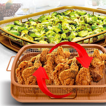 Load image into Gallery viewer, Nonstick Air Fryer Basket &amp; Crisper Tray
