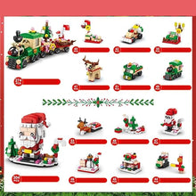 Load image into Gallery viewer, Advent Calendar Kids With Christmas Building Blocks