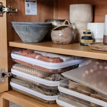 Load image into Gallery viewer, Transparent zipper clothes storage bag