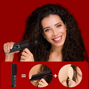 Cordless Hair Straightener Brush