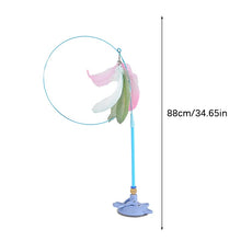 Load image into Gallery viewer, Funny Cat Stick Toy with Detachable Teaser Wand And Sucker Base