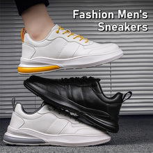Load image into Gallery viewer, Fashion Men's Sneakers Leather Air Cushion Shoes Tide Rubber Sole