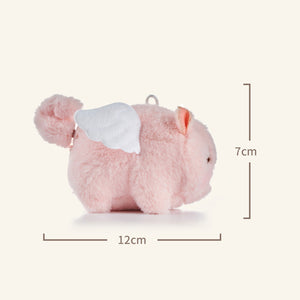 Wagging Tail Kitty Plush Doll Keychain