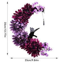 Load image into Gallery viewer, Cat Crescent Moon Wreath