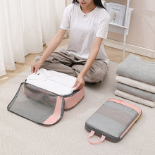 Load image into Gallery viewer, Compressed Packing Cubes Travel Storage Set