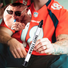 Load image into Gallery viewer, Portable Plastic Drinkware Shot Straw
