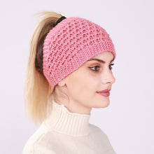 Load image into Gallery viewer, Hollow Out Ponytail Women Beanie