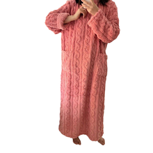 Load image into Gallery viewer, Winter Coral Velvet Home Clothes