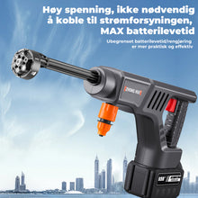 Load image into Gallery viewer, Bærbar batteridrevet høytrykksspyler
