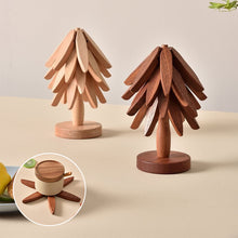 Load image into Gallery viewer, Wooden Leaves Design Coaster
