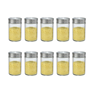 Glass Spice Jars Set