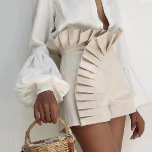 Elegant Ruffle Shorts