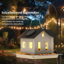 Load image into Gallery viewer, Solcelledrevet fuglemater til oppheng utendørs