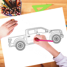 Load image into Gallery viewer, Trucks Coloring Book