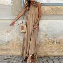 Load image into Gallery viewer, Women&#39;s Casual Summer Backless Slip Dress