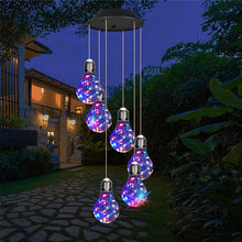 Load image into Gallery viewer, Solar-Powered LED Wind Chime Light