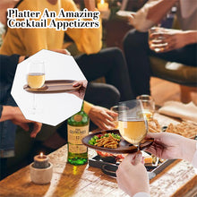Load image into Gallery viewer, Appetizer Plate with Wine Glass Holder