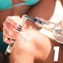Load image into Gallery viewer, Portable Plastic Drinkware Shot Straw