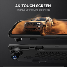 Load image into Gallery viewer, 2K Rearview Mirror Streaming Media Dash Cam