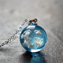 Load image into Gallery viewer, Clouds Of Heaven Resin Necklace