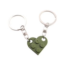 Load image into Gallery viewer, Cute Heart Shape Matching Brick Keychain For Couples