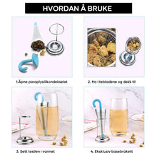 Load image into Gallery viewer, Paraply teinnretning i rustfritt stål