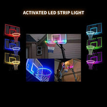 Load image into Gallery viewer, Basketball Hoop -Activated LED Strip Light-8 Flash Modes