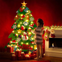 Load image into Gallery viewer, Felt Christmas Tree with Detachable Ornaments
