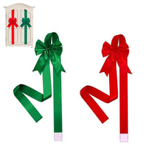 Load image into Gallery viewer, Christmas Door Bow Ribbon Decoration