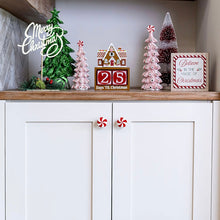 Load image into Gallery viewer, Christmas Peppermint Knob Button Cover