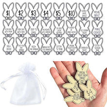 Load image into Gallery viewer, Easter Egg Stuffing Wooden Rabbit Token