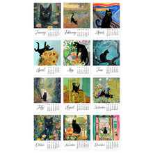 Load image into Gallery viewer, 2025 Black Cat Calendar