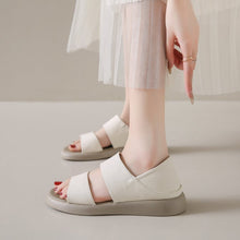 Load image into Gallery viewer, Thick Sole Women&#39;s Stylish Leather Sandals