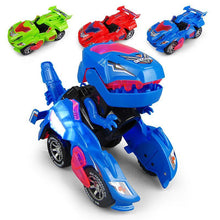 Load image into Gallery viewer, Transforming Dinosaur LED Car (Random color)