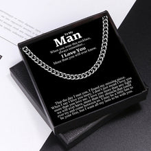 Load image into Gallery viewer, Mens Cuban Link Chain Necklace