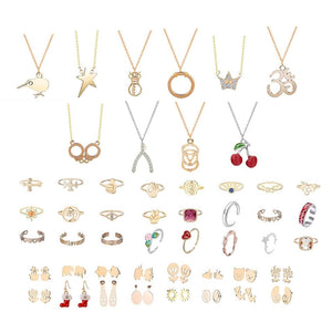 Christmas Advent Calendar Blind Box Jewelry 24 Piece Set