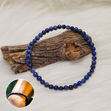 Load image into Gallery viewer, Naturlig Lapis Lazuli Stone Beaded armbånd