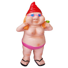 Load image into Gallery viewer, Naughty Garden Gnome Funny Statue